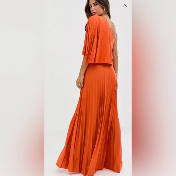 ASOS Orange Maxi dress - Picture 3 of 5